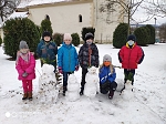 Sněhové juchání školních družin