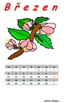 Kalendář měsíc Březen M. Čechura